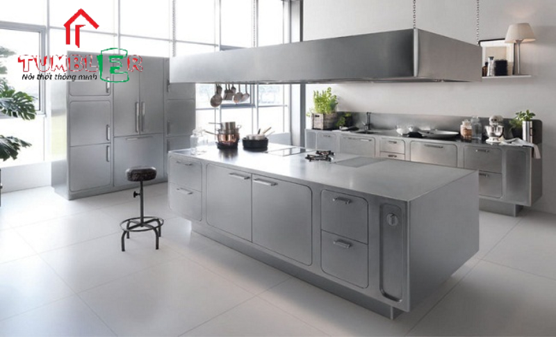 Tủ bếp inox là loại tủ bếp đẹp, chất lượng, giá rẻ được nhiều quý khách hàng tin tưởng sử dụng