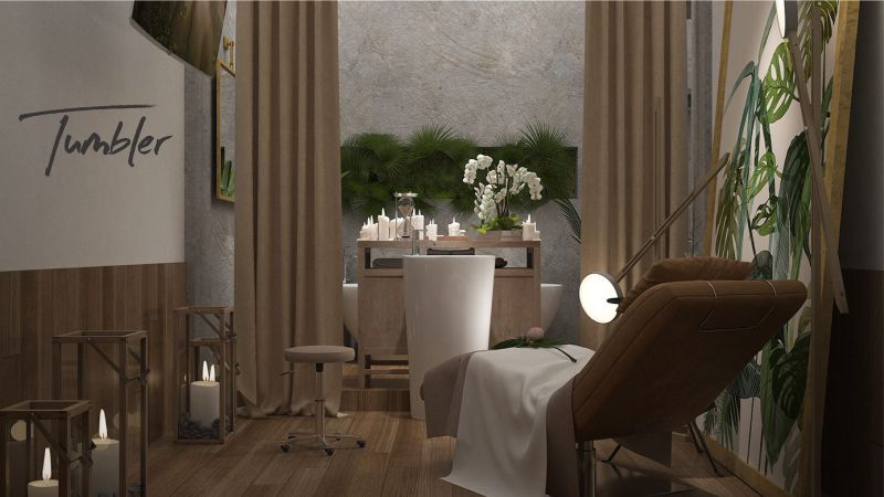 Thiết kế nội thất spa phòng massage (trị liệu)