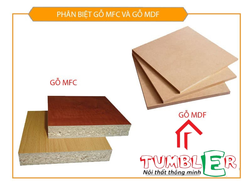 Gỗ MDF và MFC đều là loại gỗ công nghiệp được ưa chuộng trong gần đây
