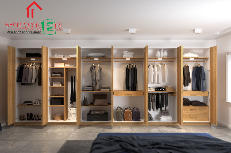 Tủ quần áo thông minh mang đến giải pháp tiết kiệm không gian tốt nhất