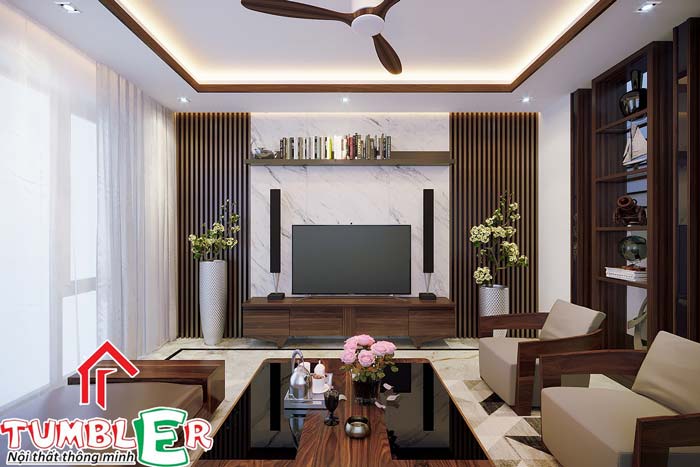 Thiết kế nội thất phòng khách phải đúng vị trí và sử dụng các vật dụng phù hợp