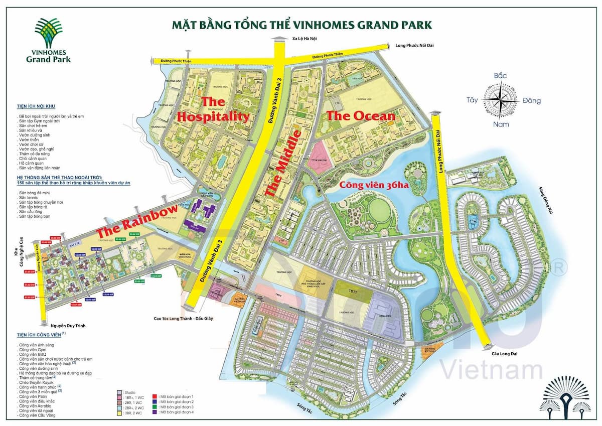 Vinhome Grand Park Quận 9 - tổng quan, quy mô và thông tin chi tiết