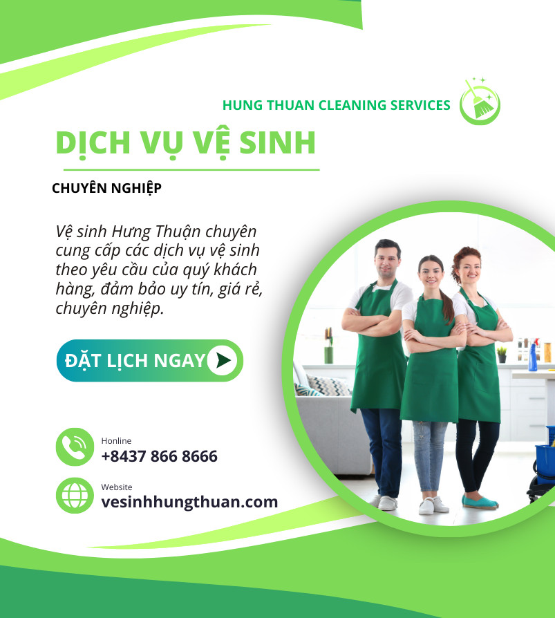 Dịch vụ vệ sinh công nghiệp Hồng Thuận